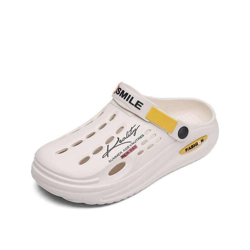 Men's Clogs, Slip-on Closed Toe Sandals, Soft Sole Walking Shoes, Outdoor Garden Shoe Beach Sandals