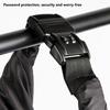 Sac Casque 30L Grande Capacité Anti-poussière Anti-perte Pliable Verrou Casque Moto Sac de Randonnée Cyclisme Extérieur