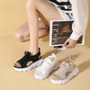 Mesh Breathable Women Sandals Summer Shoes for Women Lace-up Open Toe Trend Platform Sandals Beach Casual Heeled Sandals