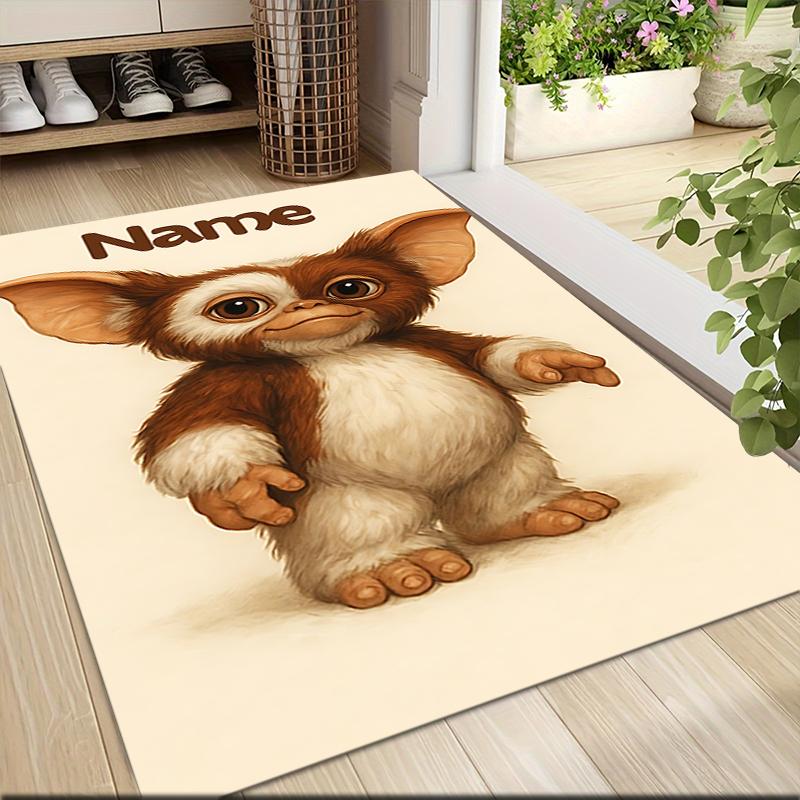 Custom Name Gizmo Gremlins Carpet Rug Customizable Soft Washable Anti-Slip Home Living Room Sofa Mats Personalized Rug. 0909112