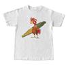 T Shirt Print GraphicCotton Tees Size Plus Cartoon Round Neck Short Sleeve Chicken Joe Shirt