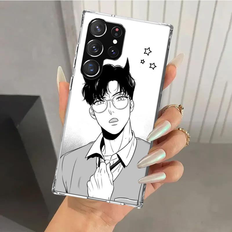Coque de téléphone Anime B-J-Alex pour Samsung Galaxy S26 S24 S23 Ultra S25 Edge S22 S21 Plus S20 FE + Coque Souple Imprimée Funda Galaxy S24