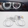 Multi Color RGB Cotton Light LED Angel Eye Halo Remote Control for BMW 3 5 7 Series E36 E38 E39 E46 131mm + 146mm