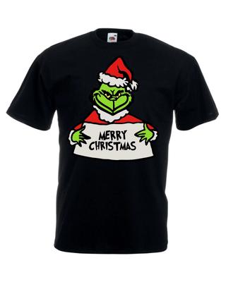 Merry Christmas Grinch 100% Cotton T-shirt Mens Tees Top, Merry Grinchmas Shirt, Unisex Tee Top