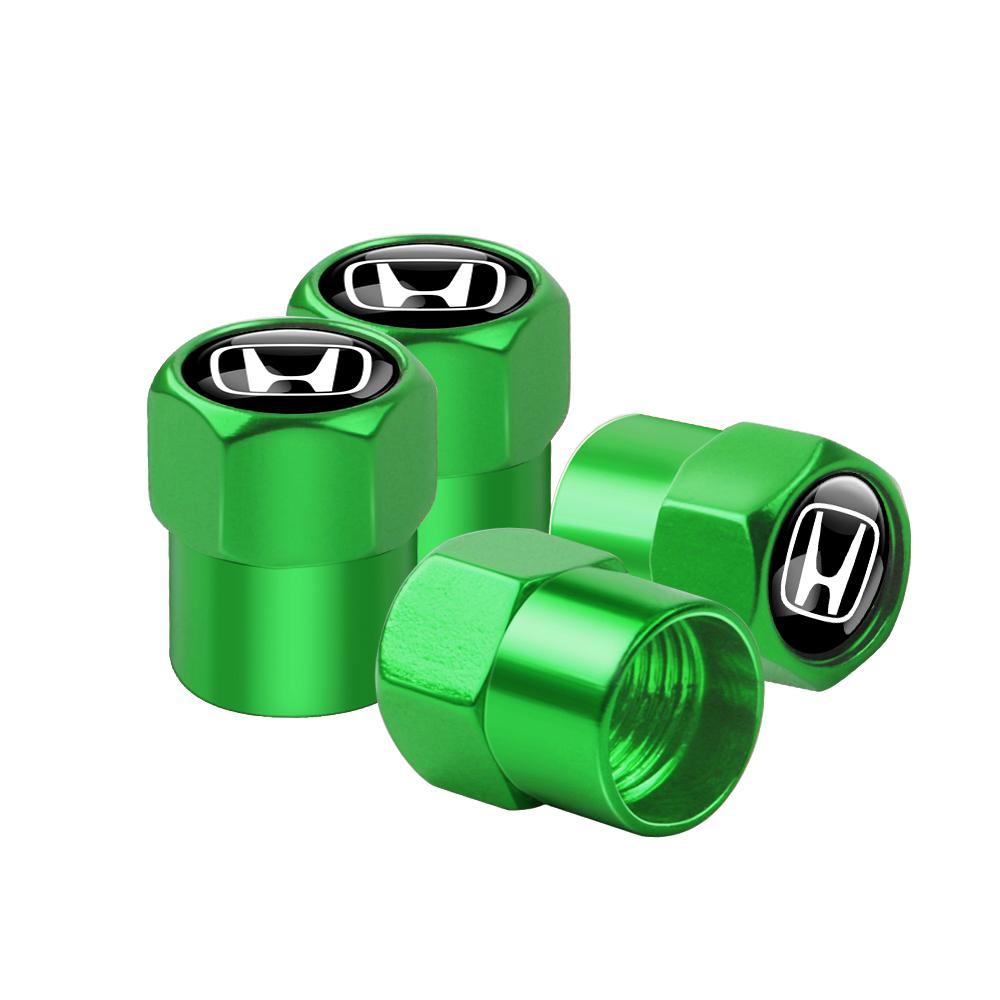 4Pcs Metal Car Wheel Tire Valve Caps Cover Accessorie For Honda Civic 10th 11th Gen Hrv Jazz City Fit Accord 7 Crv Odyssey Mugen cwvc57