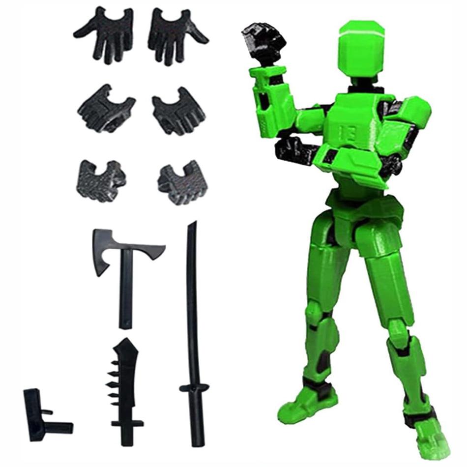 13CM Multi-Jointed Movable Shapeshift Robot 3D Printed Mannequin Dummy 13 Action Figures Toys Kids Adults Parent-Children Games