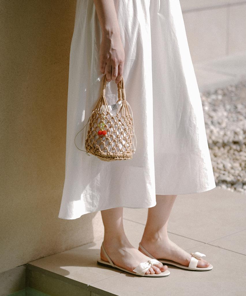 Laminez Handmade Summer Bag - Beige