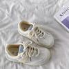 New Board Shoes Women's Versatile Summer Shoes Thick Baseplate Shoes Retro Style White Shoes