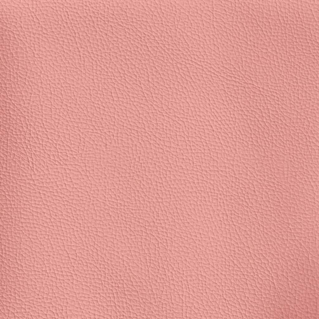Massage Office Chair In Pink Artificial Leather