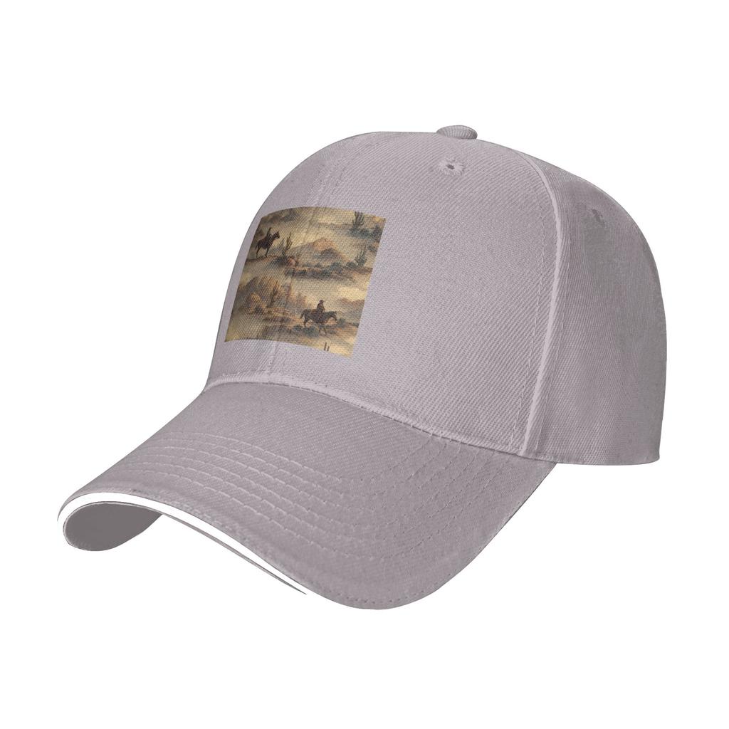 Casquette Motif Paysage Western Désertique Cowboy Casquettes de Baseball Chapeau Réglable Hip Hop Été Unisexe Casquettes de Baseball Personnalisable