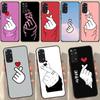 Kpop Finger Heart For Redmi Note 12 Pro Plus Cover For Redmi Note 10 8 9 11 Pro 12S 11S 10S 9S 9C 10C 12C Case