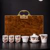 New Ceramics Suet Jade Porcelain High-end Gift Box Tea Set Business Enterprise Company Wine Industry Gifts