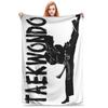 Taekwondo Quality Warm Soft Throw Blanket for Winter Perfect for Boys Girls Ideal Couch or Bed Aesthetic Bedspread