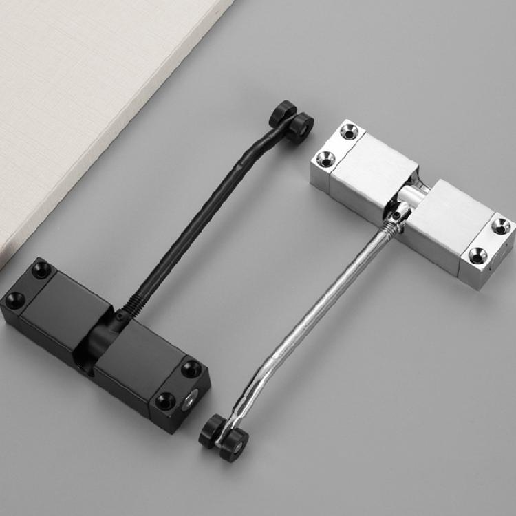 Smarted Spring Loaded Door Closer Quiet Operation Corrosion Resistant Aluminum Easyly Installation Home Security