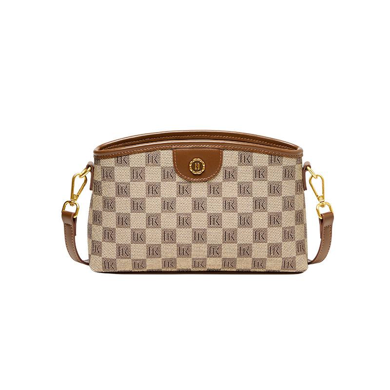 Mrs. Qiao Women's Bag 2025 New Crossbody Bag High-end Feel Shoulder Bag Monogram Women's Bag Clutch Bag Mom Bag