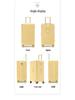 20-inch & 24-inch Silent Wheel Suitcase Set with Lock - Large Capacity Travel Trolley for Students