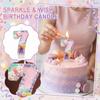 Fashion Cartoon Creative Birthday Candles Party Digital Candles