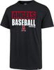 MLB Men's Blockout Team Color Primary Logo Super Rival T-Shirt