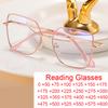 Stylish ExtraLarge Square Shaped Readers For Women Big Frame Prescription Eye Glasses Female Anti Blue Light Readers for Presbyopia