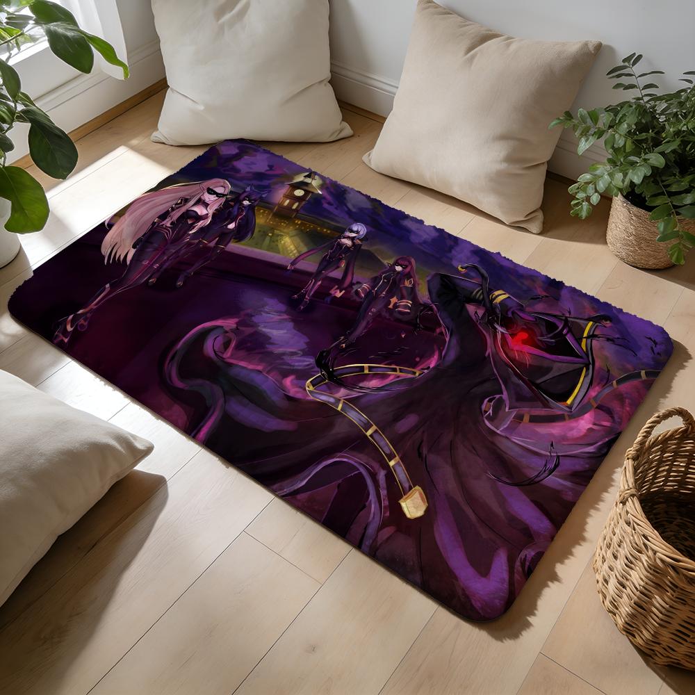 The Eminence In Shadow Anime Fußmatte Weiche Flanell-Saugmatte Rutschfester Teppich Zuhause Schlafzimmer Badezimmer