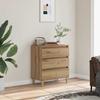 Vidaxl Chest of Drawers, Artisan Oak, 60X35X70 Cm, Wood-Based Material