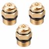 3PCS 180 Degree Sprinkler Nozzle G1/2 Male Thread Micro Sprinkler Head Outdoor Cooling