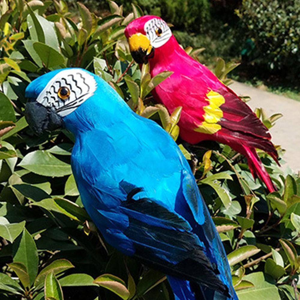 Multicolor Artificial Bird Model 25cm/35cm/45cm/60cm Garden Decorative Bird Home Decoration