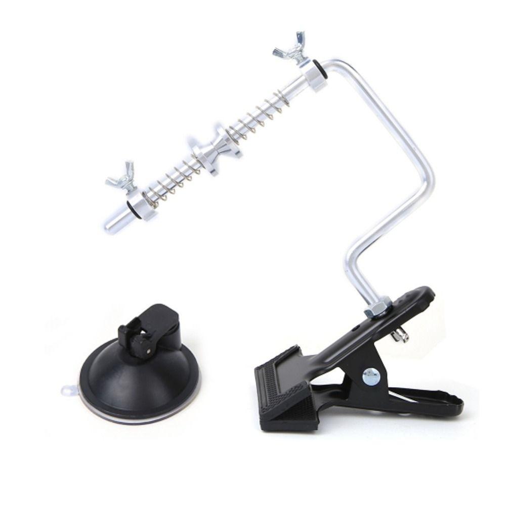 With Suction Cup and Clamp Fishing Line Spooler Reel Spooling Tool for Multiple Size Spools