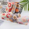 5Pcs Kitchen Cleaning Cloths Soft Absorbent Dishcloth Coral Sunflower Wiping Towel Rags Household Cleaning Cloth 30X30Cm