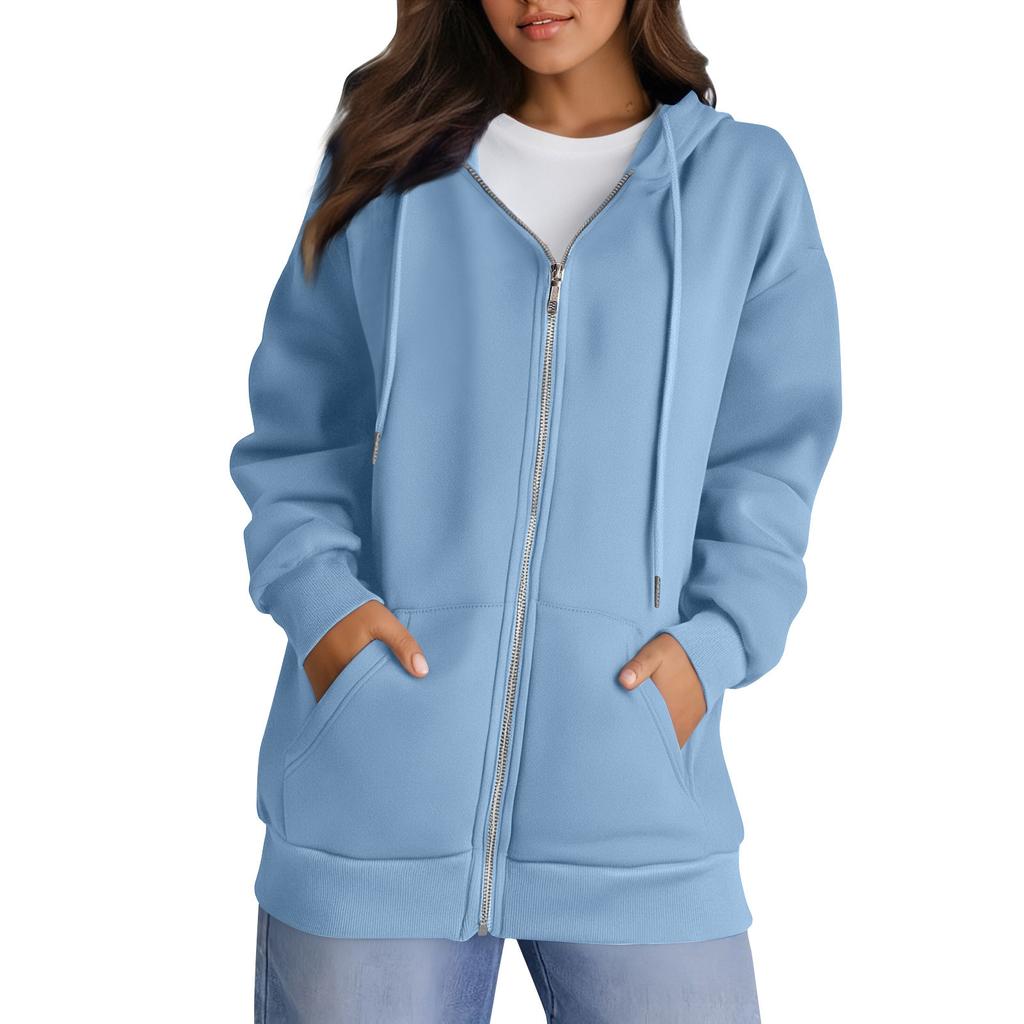 Women's Full Zip Up Sweatshirts Jacket Fall Long Sleeve Hoodies Women's Sweatshirts Women's Hoodies