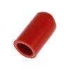 X AUTOHAUX Silicone Cap Silicone Plug Plumbing Processing Mecla Cap Plumbing End Cap Red