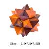 Wooden Kong Ming Lock Lu Ban Lock IQ Brain Teaser Puzzle Inteligencia Rompecabezas 3D De Madera Montessori Educational Toys