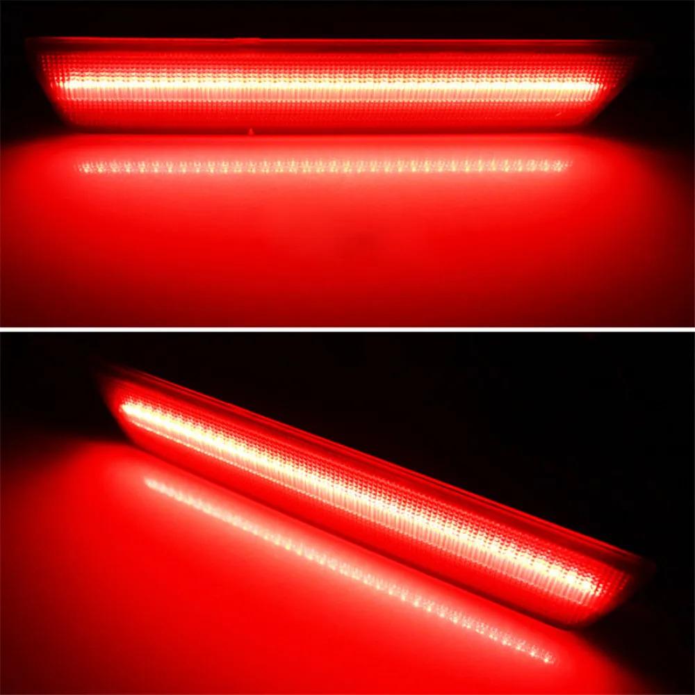 12V Red LED Smoked Rear Side Marker Lamp For 08-14 Challenger 2011-2014 Charger