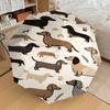 1PC Dachshund Pattern Umbrella-8-Rib Reinforced, Automatic Open, Lightweight & Durable, Fashion Accessory for Outdoor-L0305