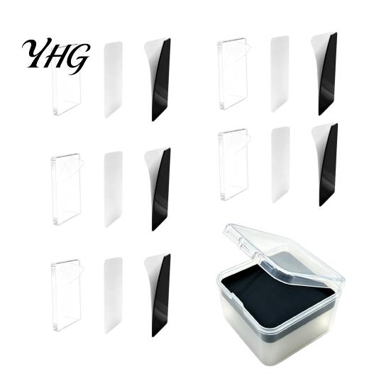DIY Refrigerator Magnet 5/6/8/10/15/20/24 Sets Acrylic Fridge Kit, Square Transparent Magnets with Adhesive Backing, Clear Picture Photo Holder Making