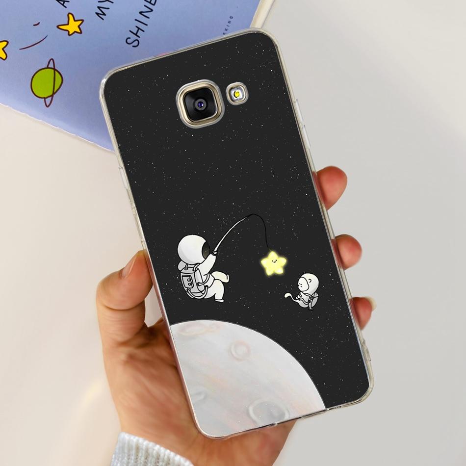 For Samsung Galaxy A5 2016 Case Samsung A5 2017 2015 A500F A520F SM-A510F Elegant Printing Soft Silicone TPU Phone Back Cover