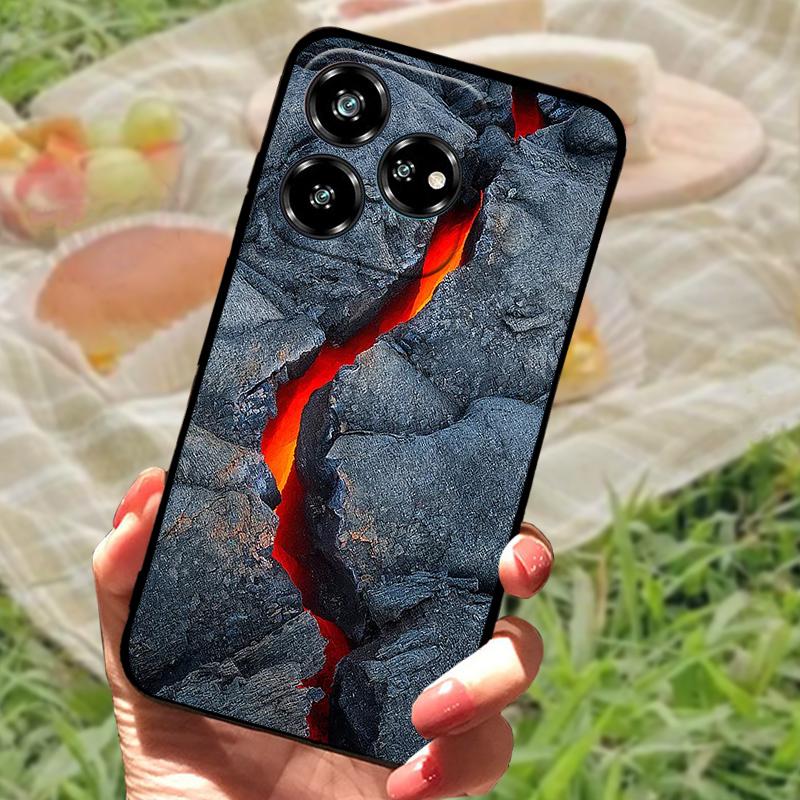 For ZTE Blade V60 Coque Case Nubia V60 Phone Protective Soft Silicone Funda Cover For ZTE Axon 60 4G Z2356 Bumper Fashion Floral