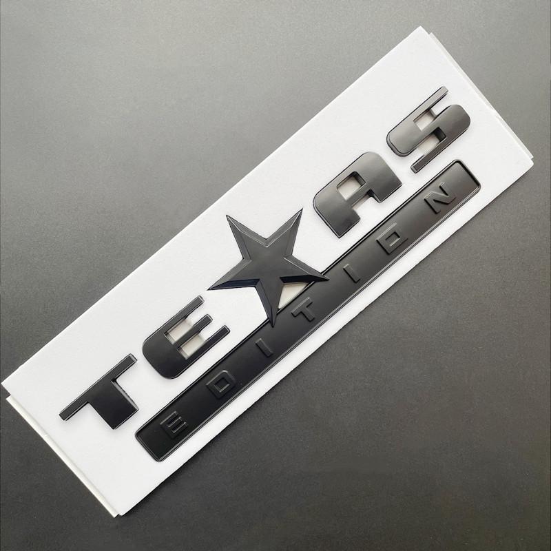 3D ABS Black Chrome Car Letters For Jeep Renegade Wrangler Patriot Texas Edition Logo Emblem Badge Trunk Sticker Accessories Re1