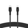 USB-C/Lightning Connection Cable - Belkin - 2m - Black - Silicone - Mfi Certified