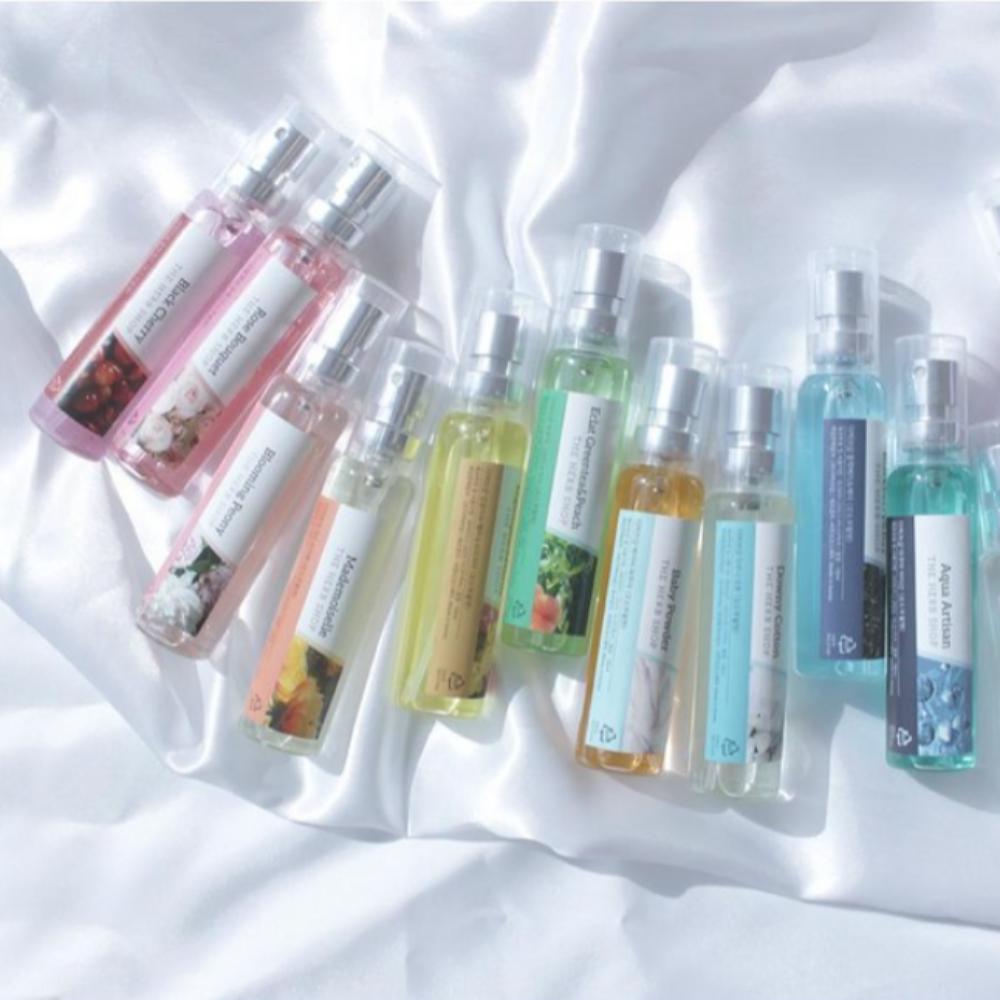 Mini Perfume : Black Cherry Eau De Toilette of The Herb Shop 4 X 18ml
