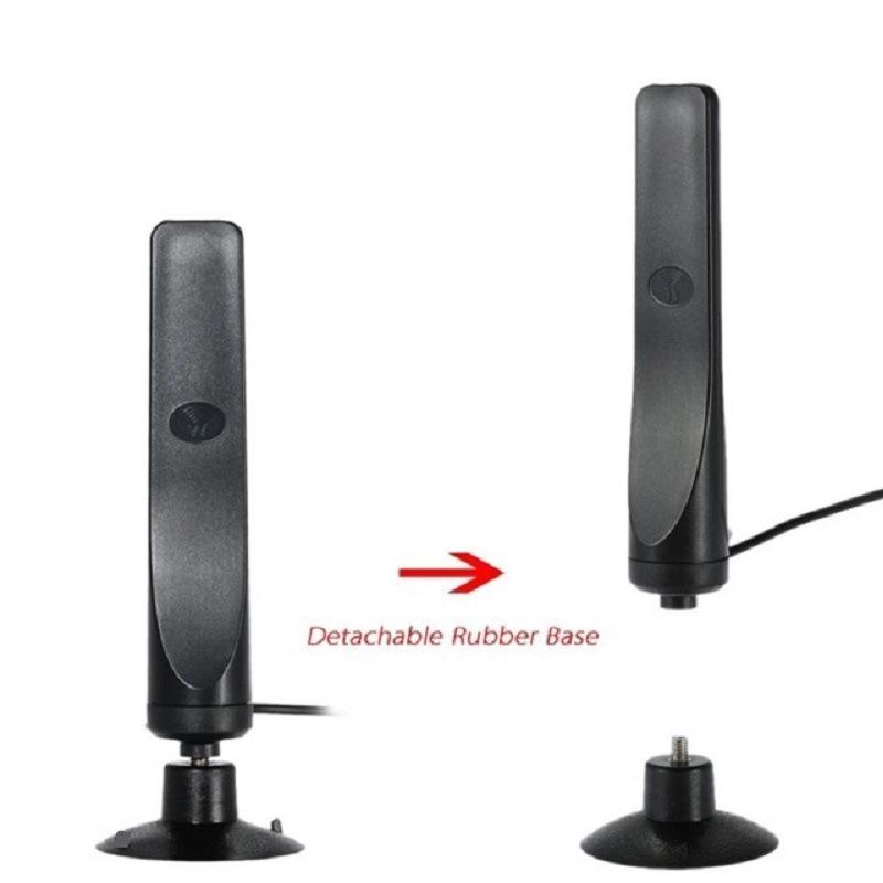 High-Definition DVB-T2 HDTV Indoor Digital Antenna with Suction Cup