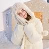Sancai 2025 Winter Women's Hooded 90% White Duck Down Puffer Jacket