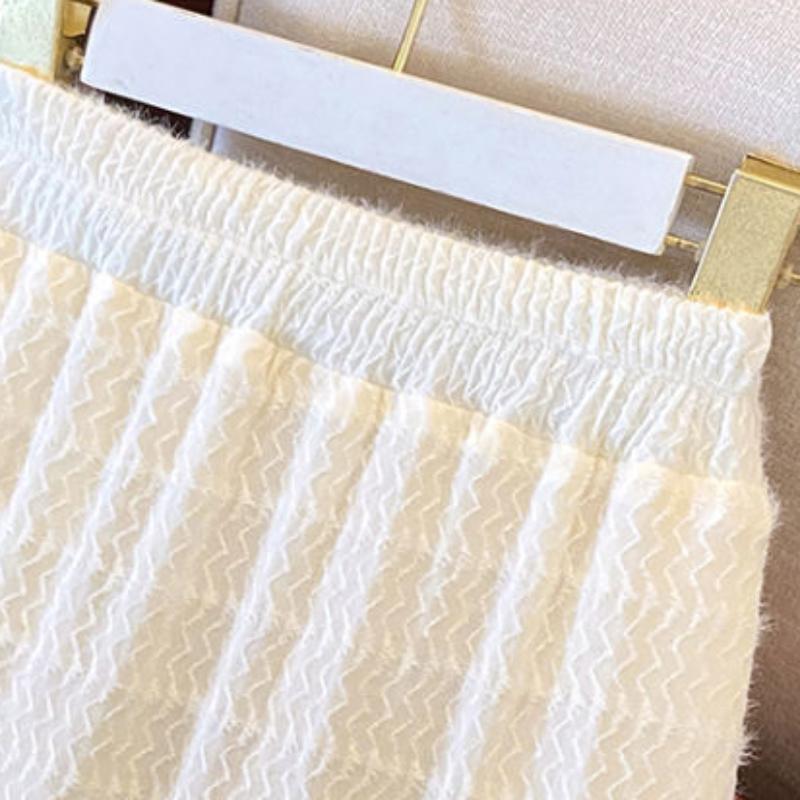 Lace Skirts Women French Style Ankle-length High Elastic Waist Hollow Out Patchwork New Loose Slim Korean A-line Sweet Fit