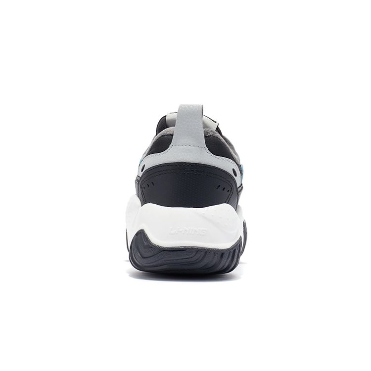 Li-Ning Cat Paw Lite Shock Absorption Non-Slip Wear-Resistant Low-Top Running Shoes Men Sneakers Black White Blue AGCR229-1