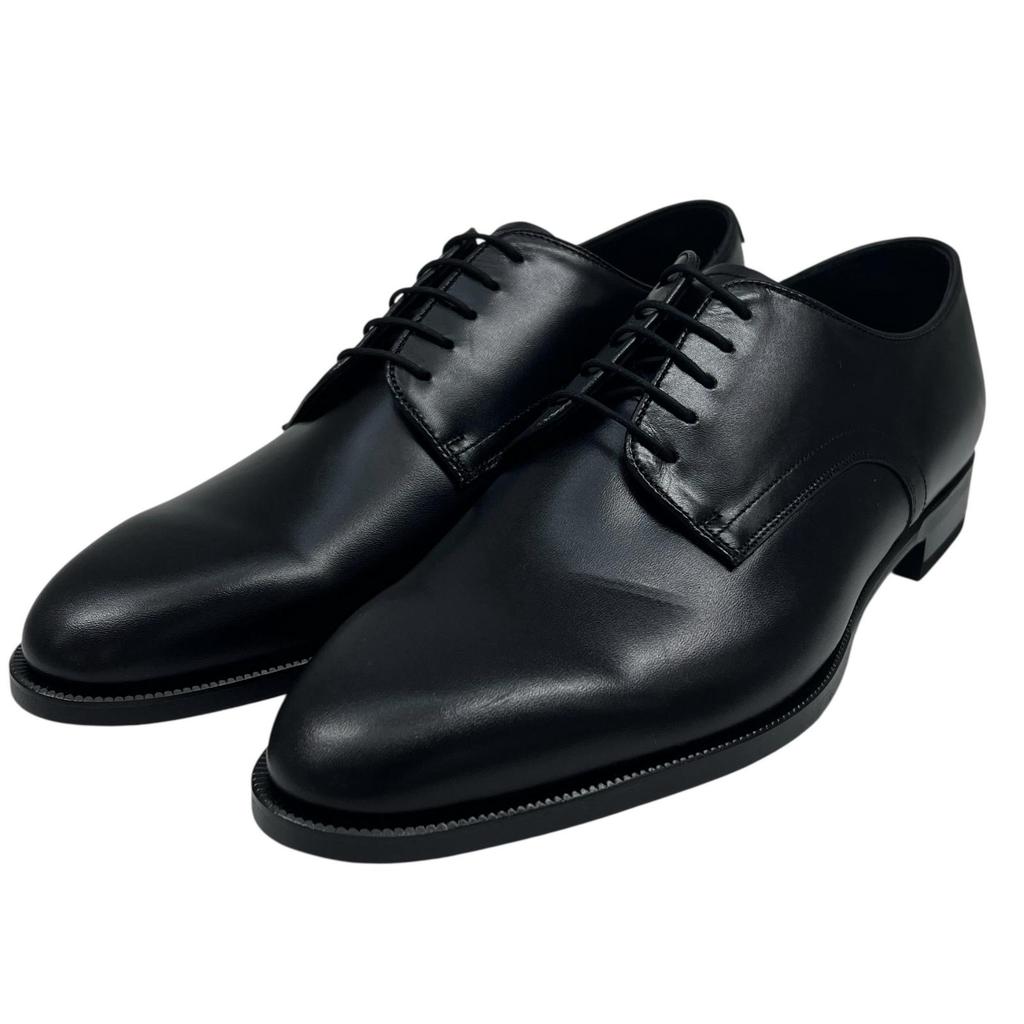 Pristine REGAL Leather Shoes Plain Toe Business Shoes Black Leather Mens 26.5 Used
