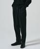 NOIRER Wool One-Tuck Relaxed Slacks (Black)