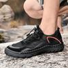 New Men's Shoes Summer Mesh Shoes Men's Leather Breathable Sports Casual Shoes Thin Lightweight Shoes