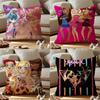 Pop LoliRock Cushion Cover Anti-dustmite Pillowcase Invisible Zipper Silky Short Plush Sofa Cushion Cover