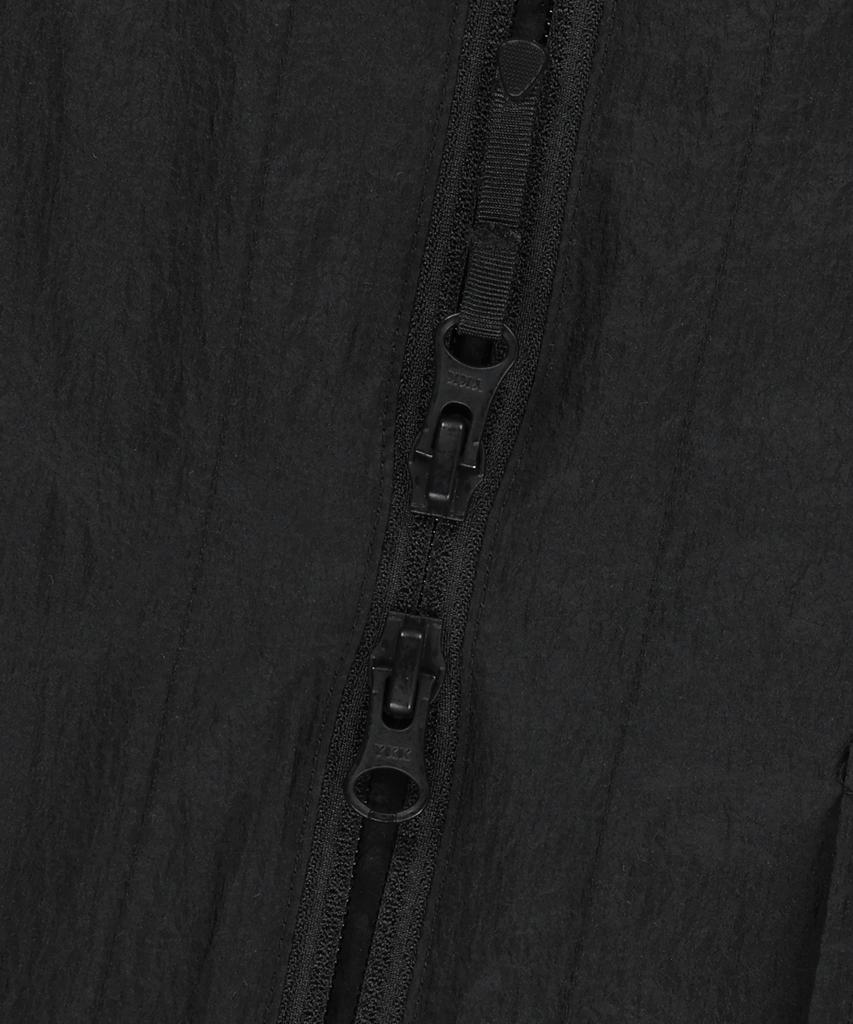 Brownbreath Nylon Washer Hooded Vest - Black