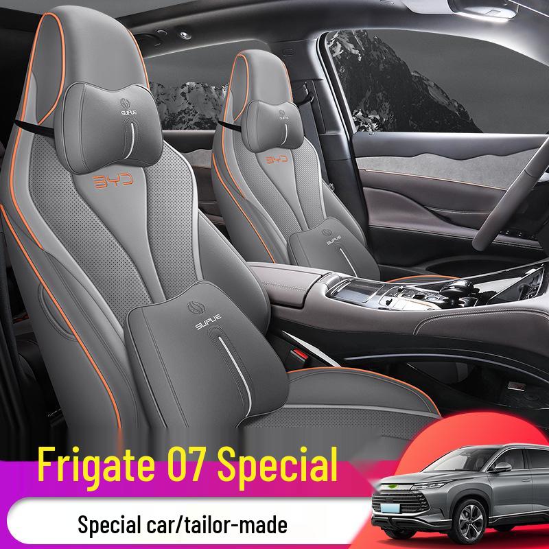 Housse de siège sport en cuir toutes saisons DJGY pour BYD Frigate 07
